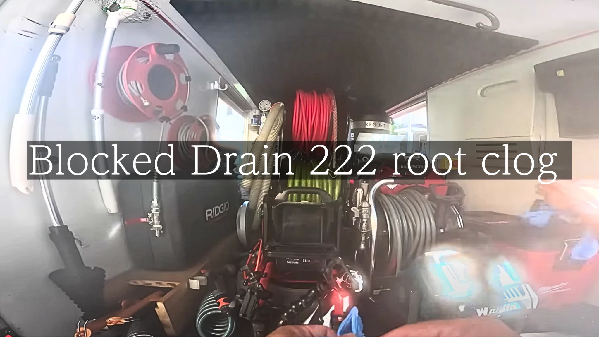 排管の木の根の詰まり